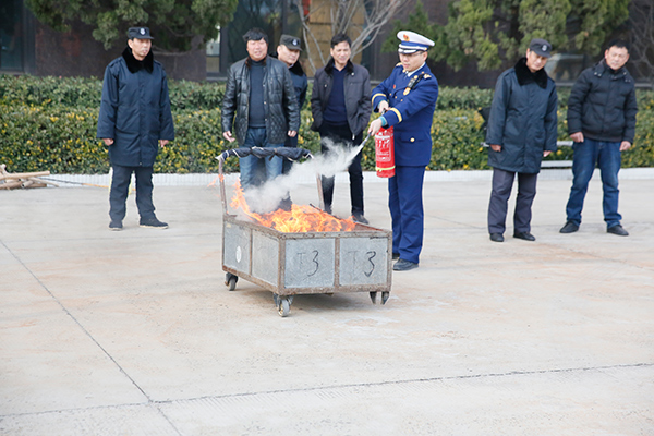 虎豹消防演习